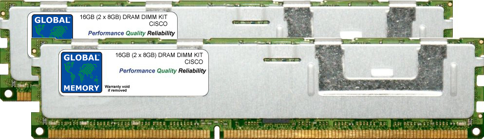16GB (2 x 8GB) DRAM DIMM MEMORY RAM KIT FOR CISCO UCS B440 M1 / C460 M1 SERVERS (A02-M3016GB1-2) - Click Image to Close
